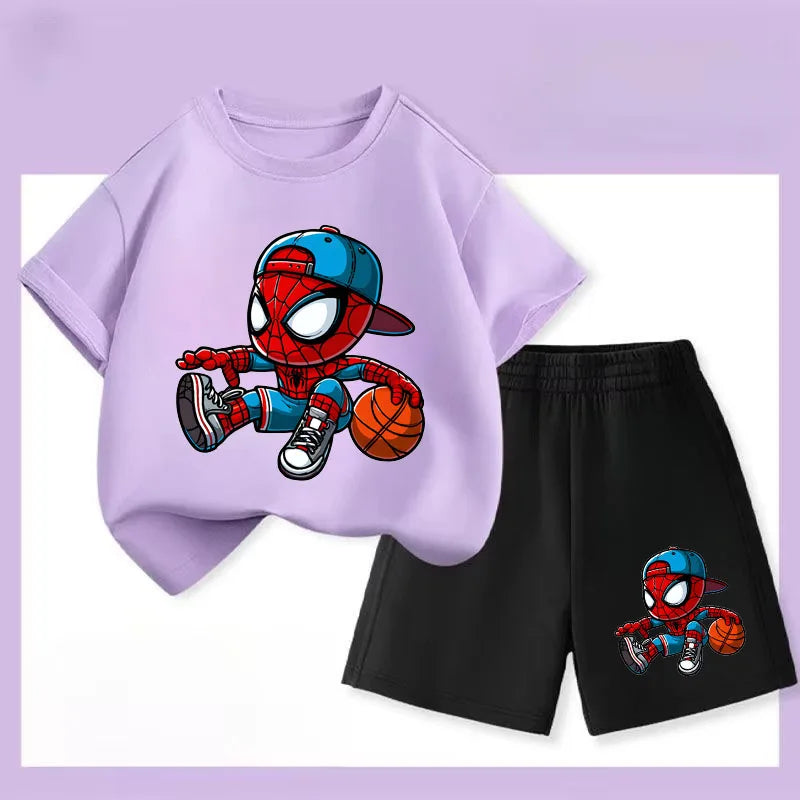 Spiderman boys summer set